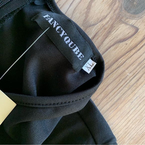 NWT Fancyqube Long Black Gothic Dress - Picture 9 of 12